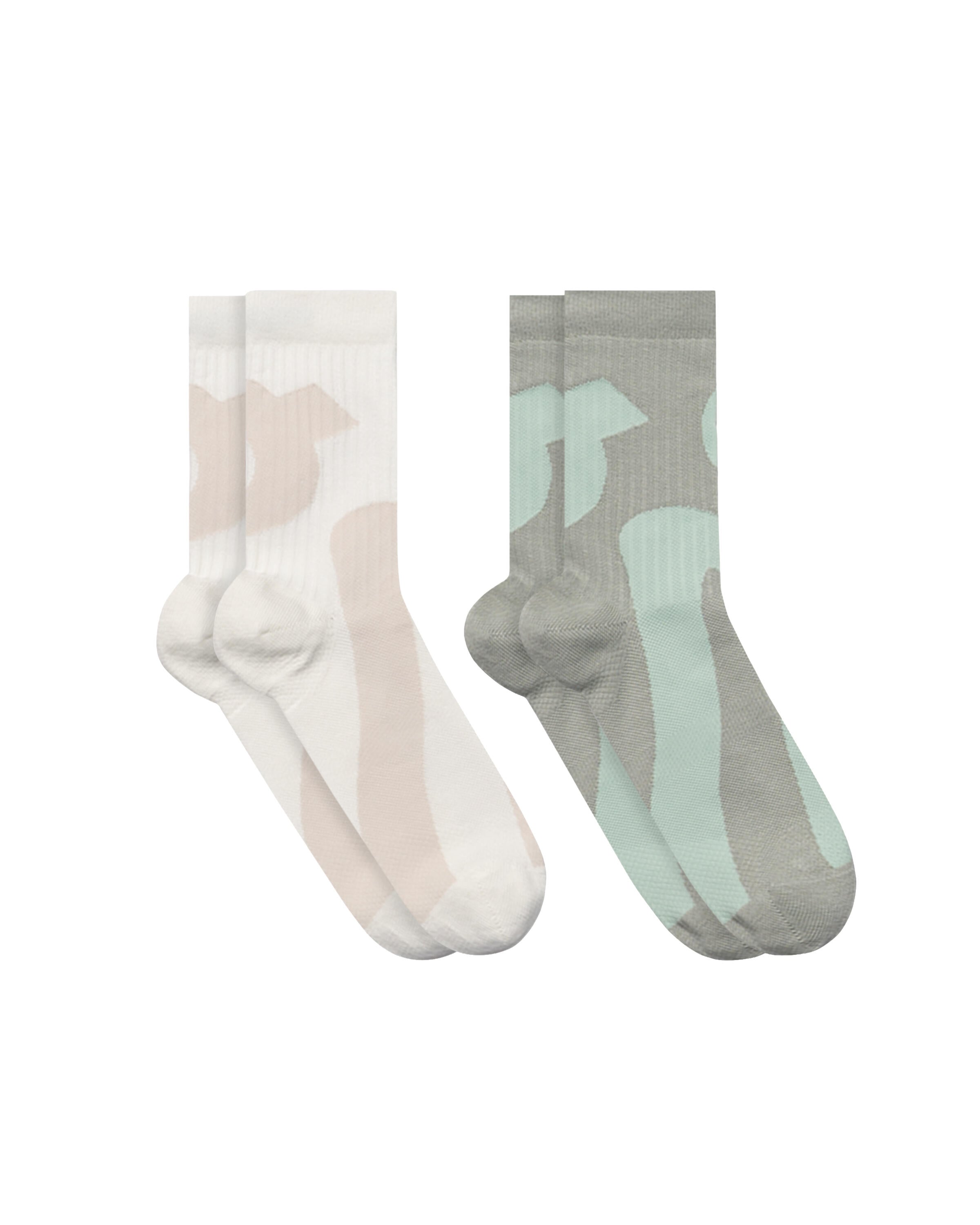 AFウォッシュ On Running Liquid Logo Sock High 2 Pack | 2UF10134469 | AFEW STORE